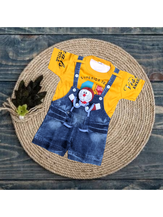 Unisex Denim Dungaree Set